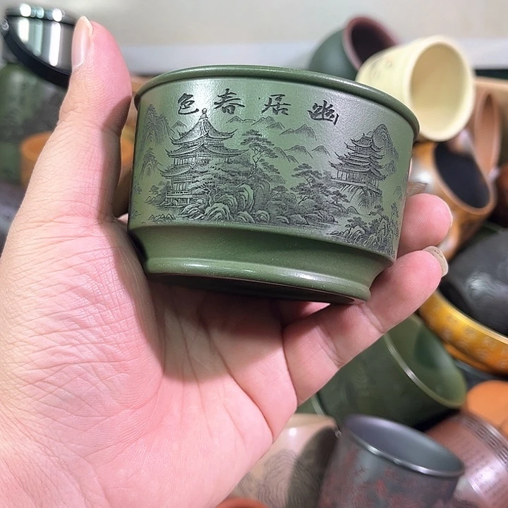 茶杯紫砂全手工紫砂主人杯