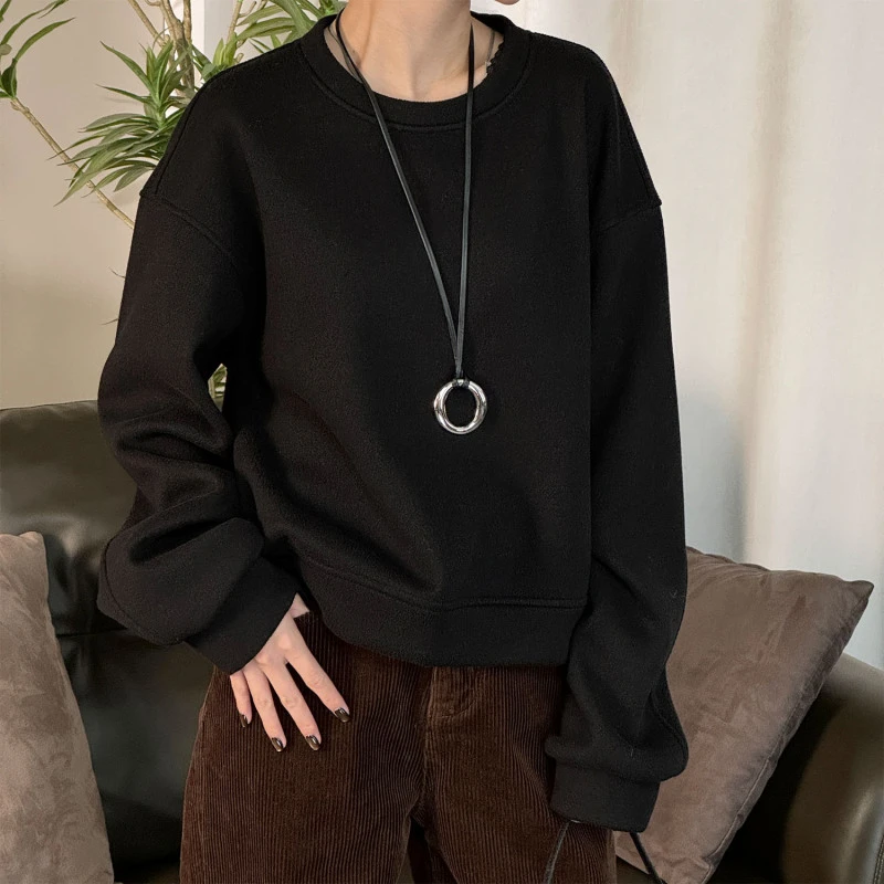 【瑶瑶】秋冬上新新款百搭显瘦卫衣YY12189