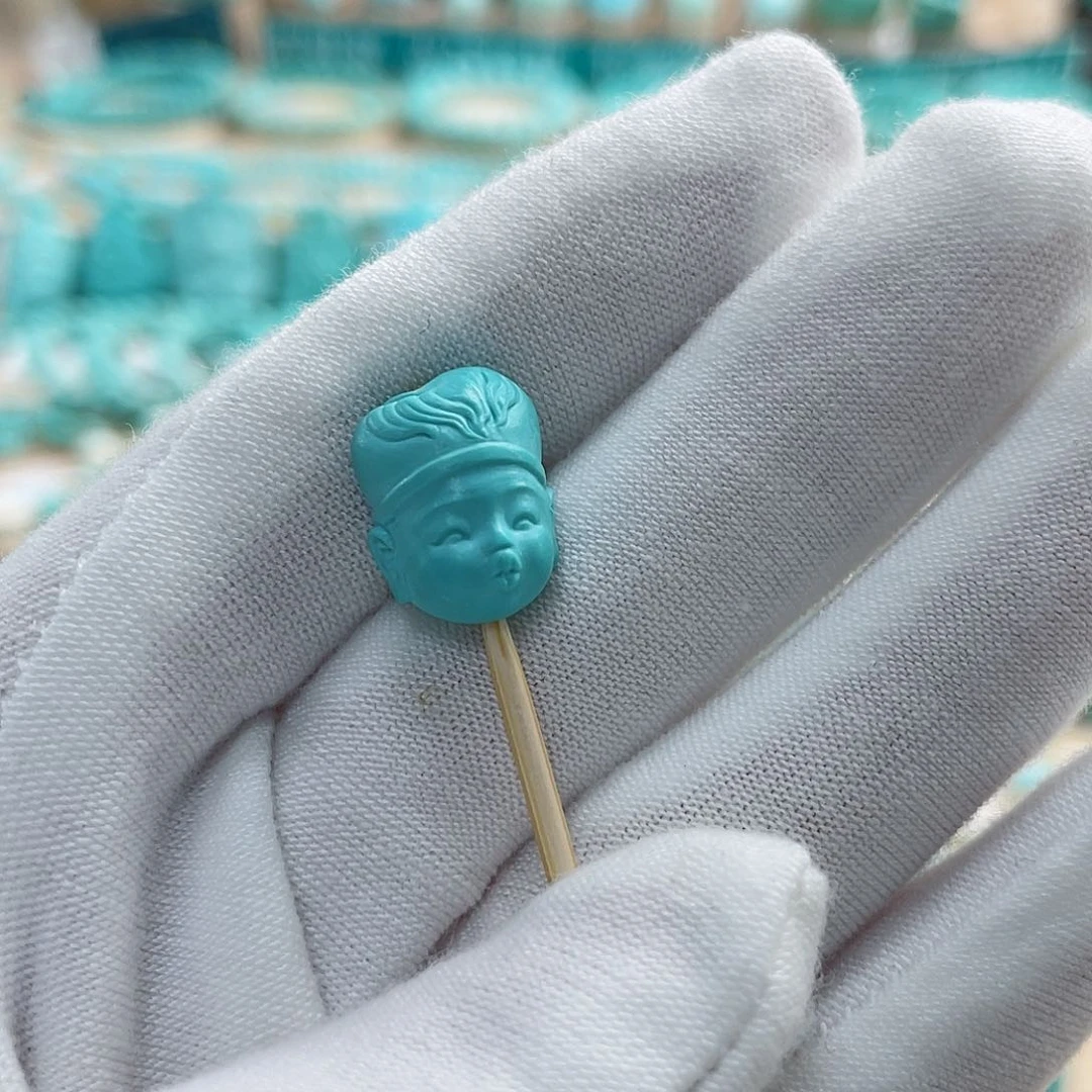 绿松石珠宝奇石未镶嵌