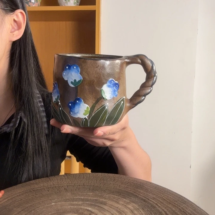 倪***…手捏手绘景德镇陶瓷