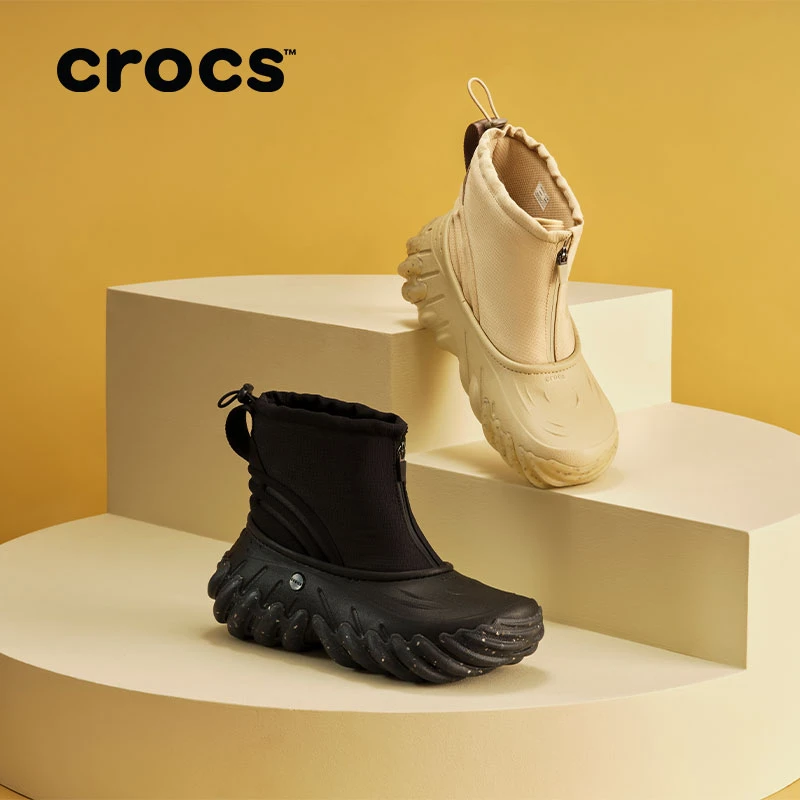 CROCS/卡骆驰【波波暖靴】女靴雪地靴秋冬运动户外男棉靴|210315