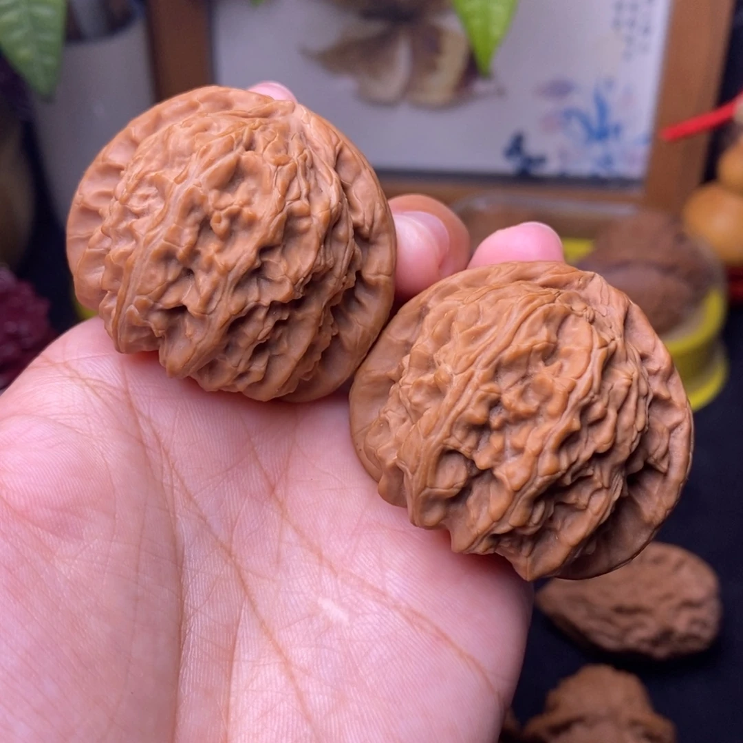 把件文玩核桃44白狮子