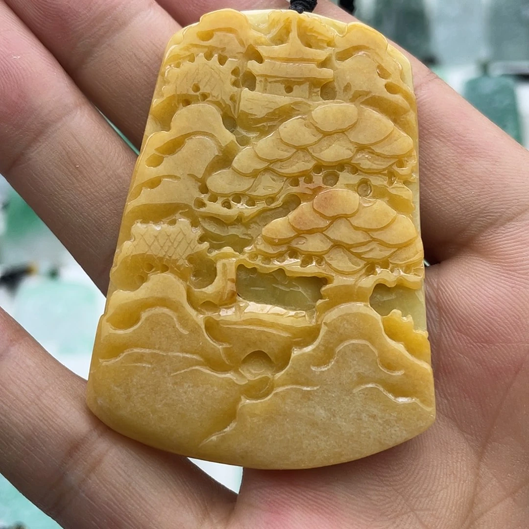 颈饰未镶嵌翡翠翡翠