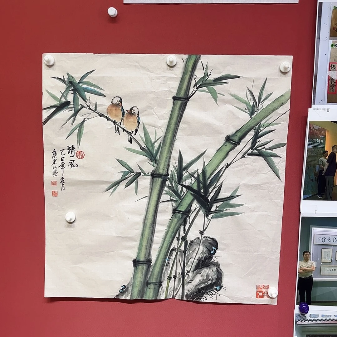 国画侯果山老师国画作品月