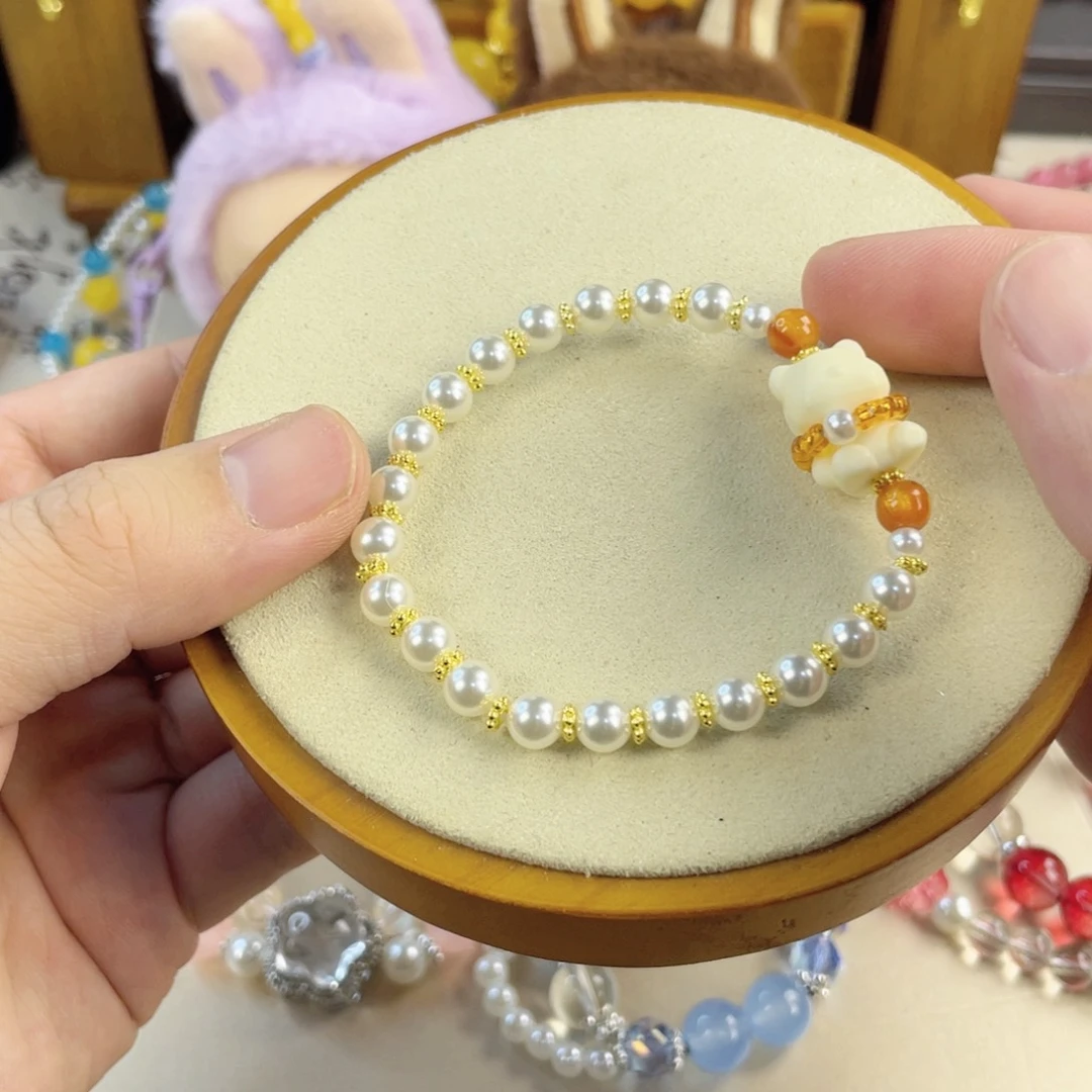 木变石手饰银S925镀金镶嵌