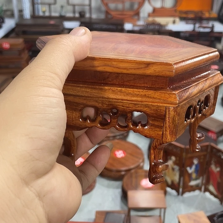 红木底座工艺品紫砂红木底座工艺品