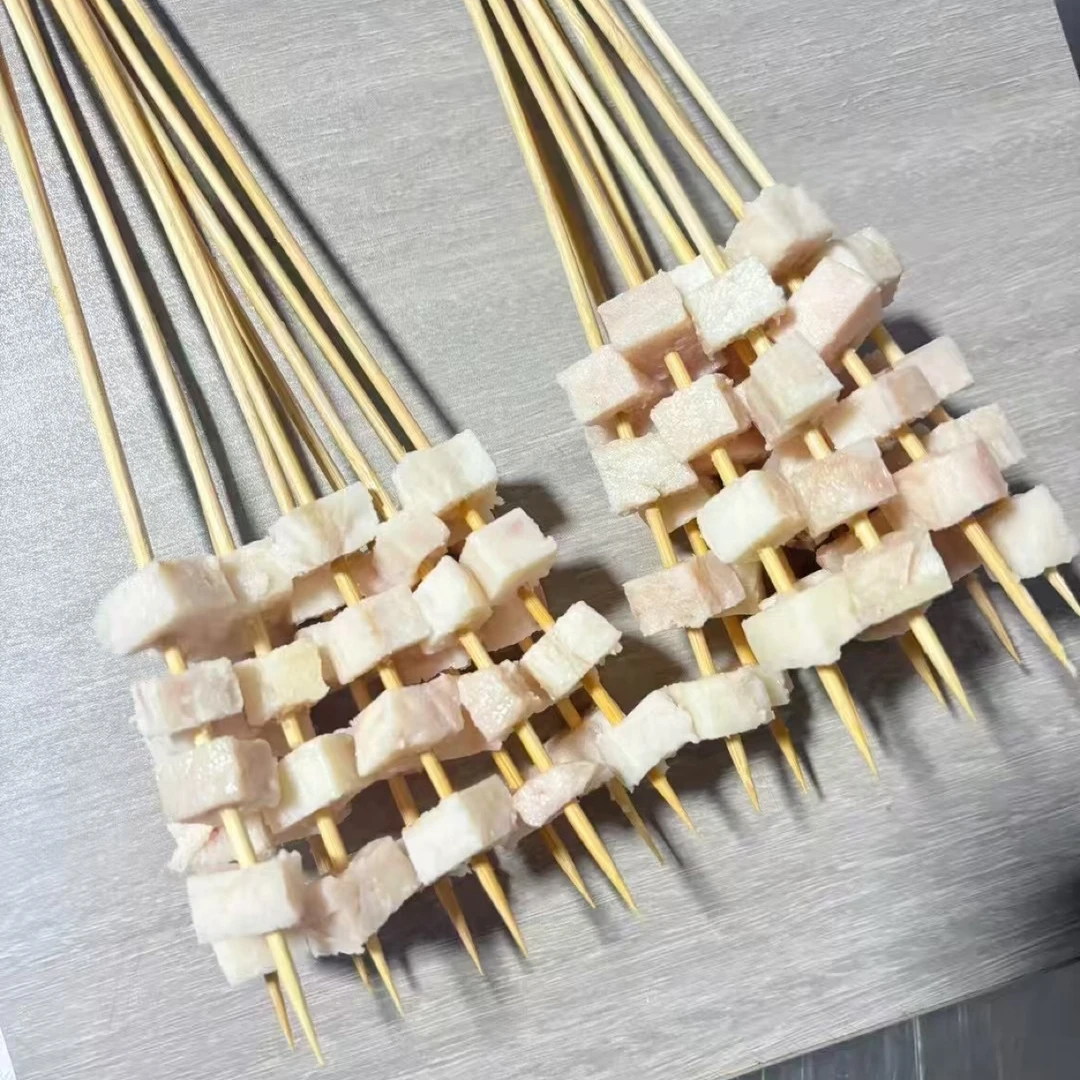 奶香牛油串牛胸口油烧烤冷冻半成品食材