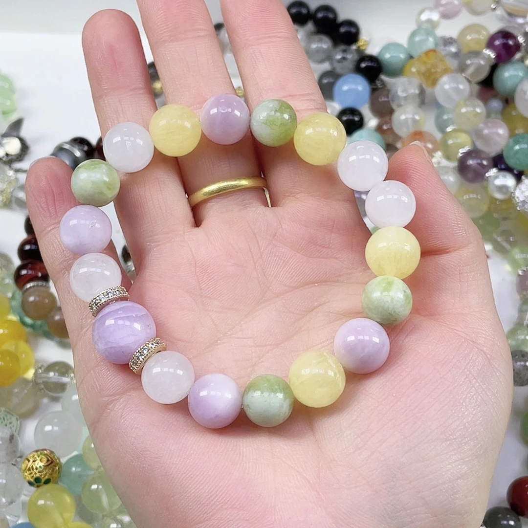 水晶手链未镶嵌天然水晶手串