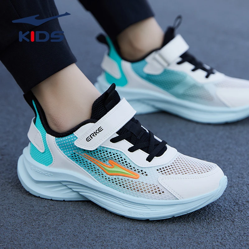 鸿星尔克儿童鞋子男童运动鞋夏款大网孔大童跑鞋轻便小孩鞋子正品