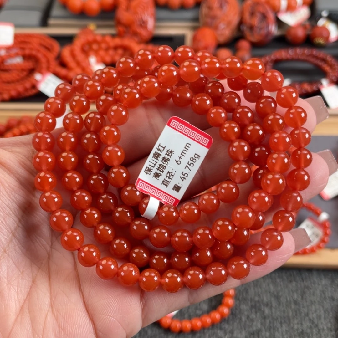 南红玛瑙未镶嵌6➕保山南红多圈