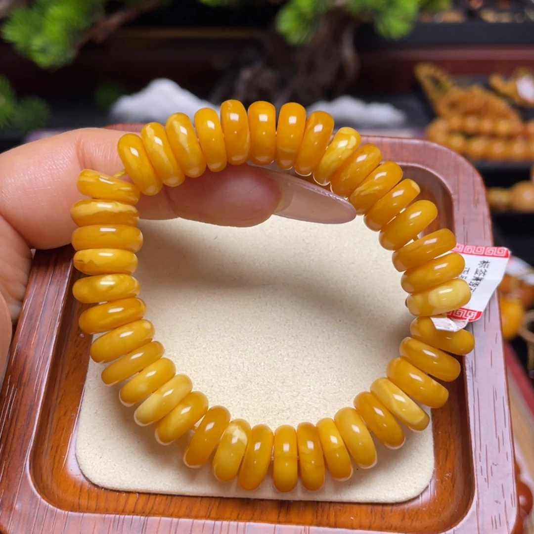 蜜蜡手链未镶嵌手串