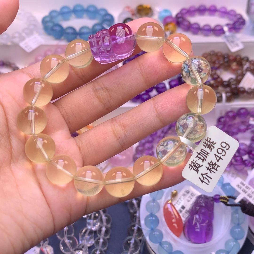 手链水晶未镶嵌黄水晶