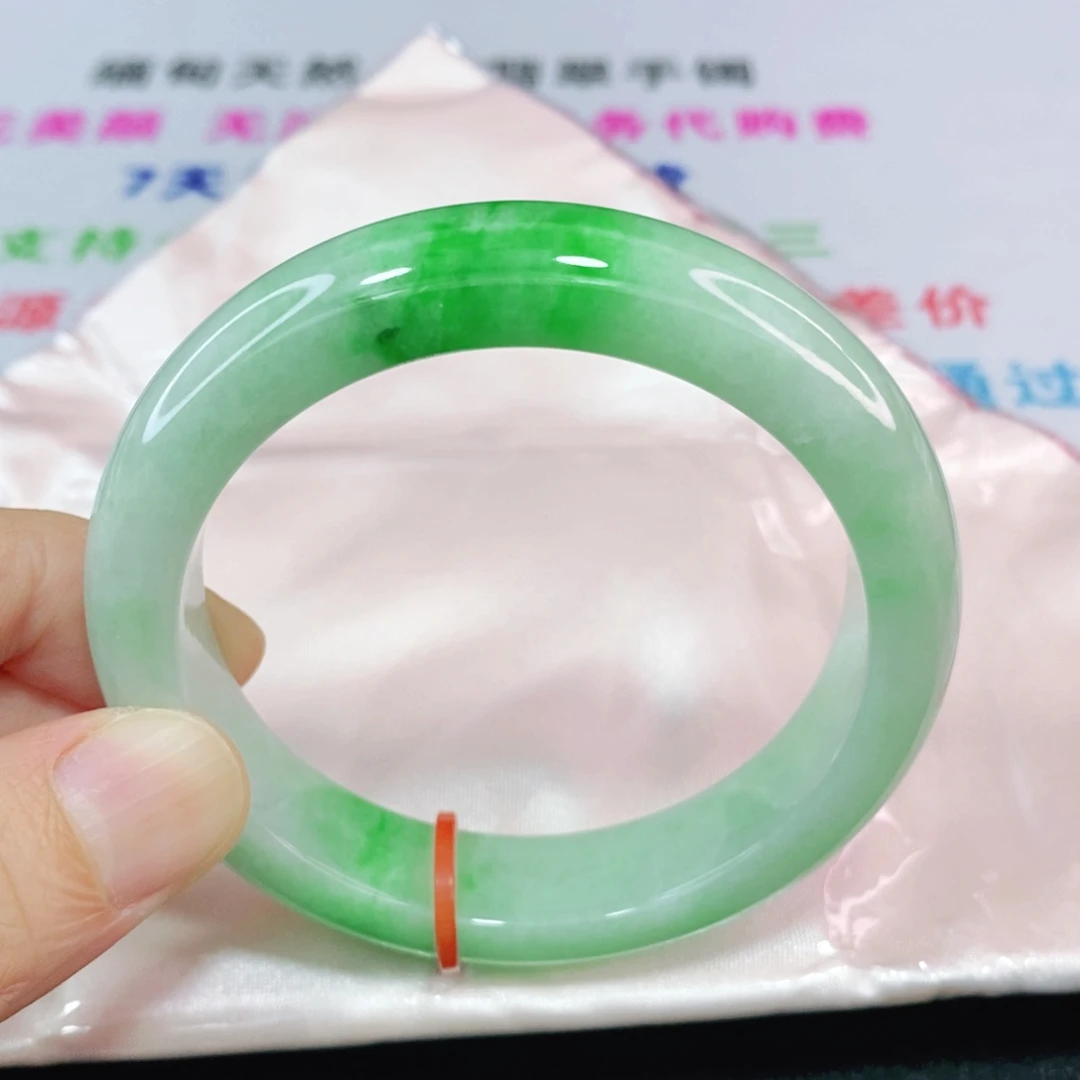 未镶嵌手镯翡翠55圈口正圈