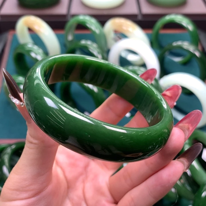 未镶嵌手镯和田玉（碧玉）5960