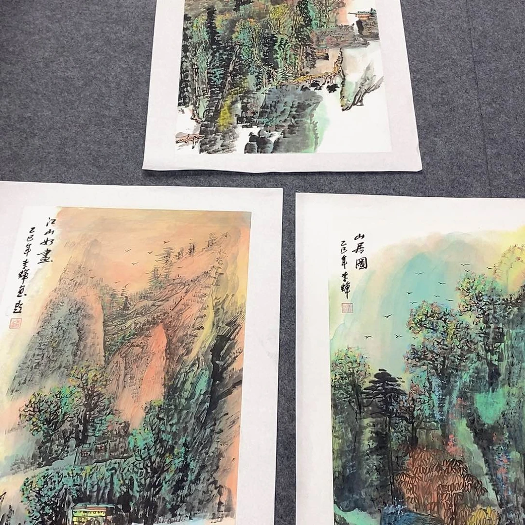 国画国画作品手绘