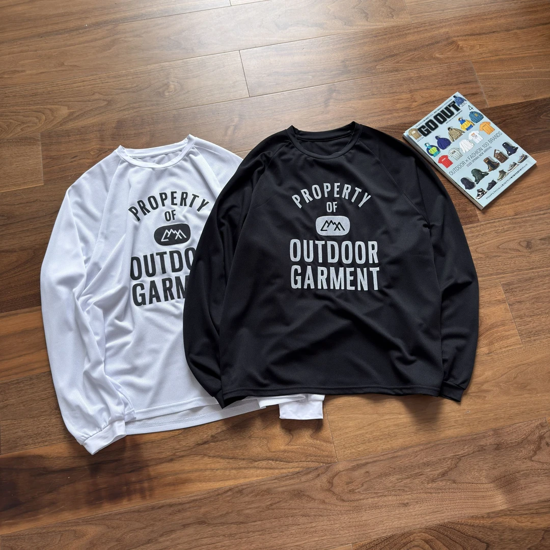 日单~机能山系 网眼透气轻薄长袖T恤皮肤衣