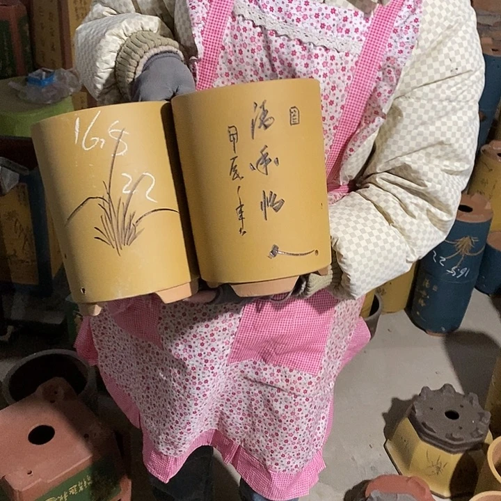 紫砂花盆紫砂花盆