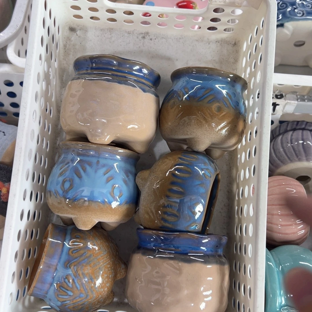 陶瓷多肉小花盆@@2075