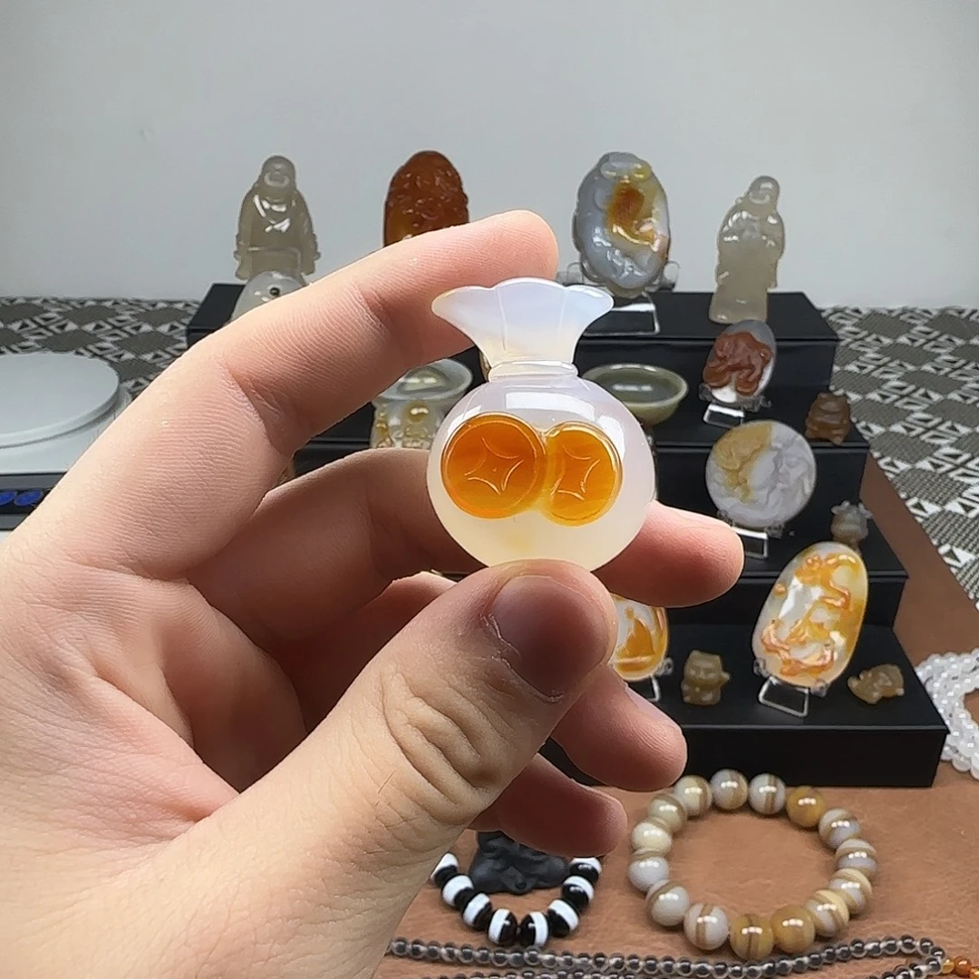 玛瑙/玉髓未镶嵌颈饰