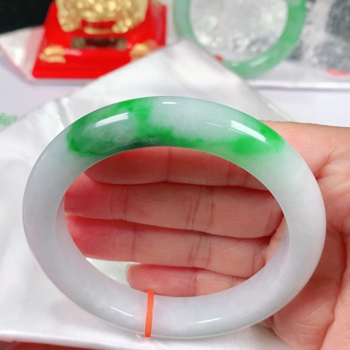 未镶嵌手镯翡翠  编号FH1224 正圈58 福利镯