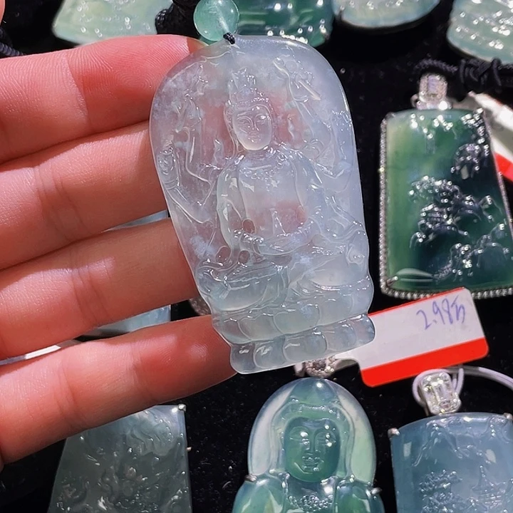 翡翠颈饰未镶嵌68，