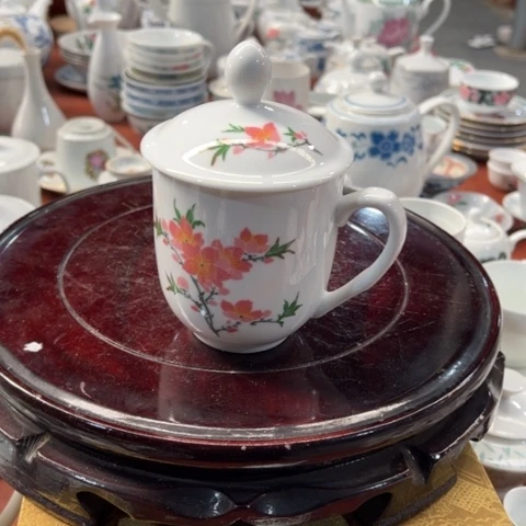 陶瓷用****4醴陵釉下五彩茶杯