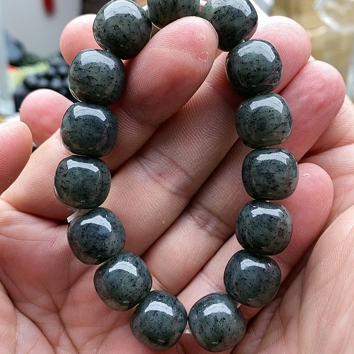 【闪购商品】未镶嵌手串和田玉14青花