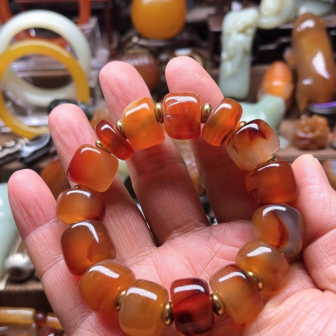 玛瑙/玉髓未镶嵌车挂