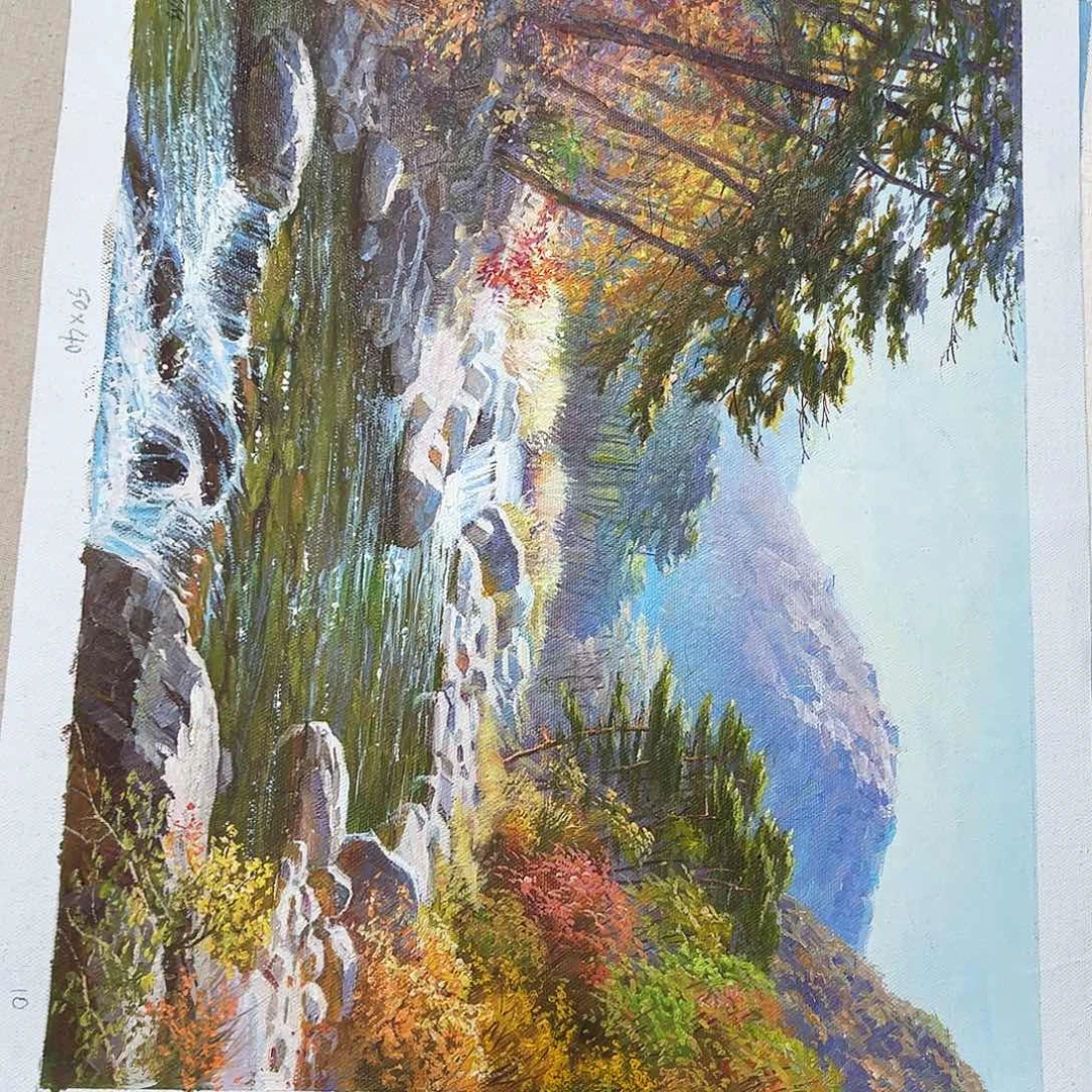 油画朝鲜艺术家一级画家