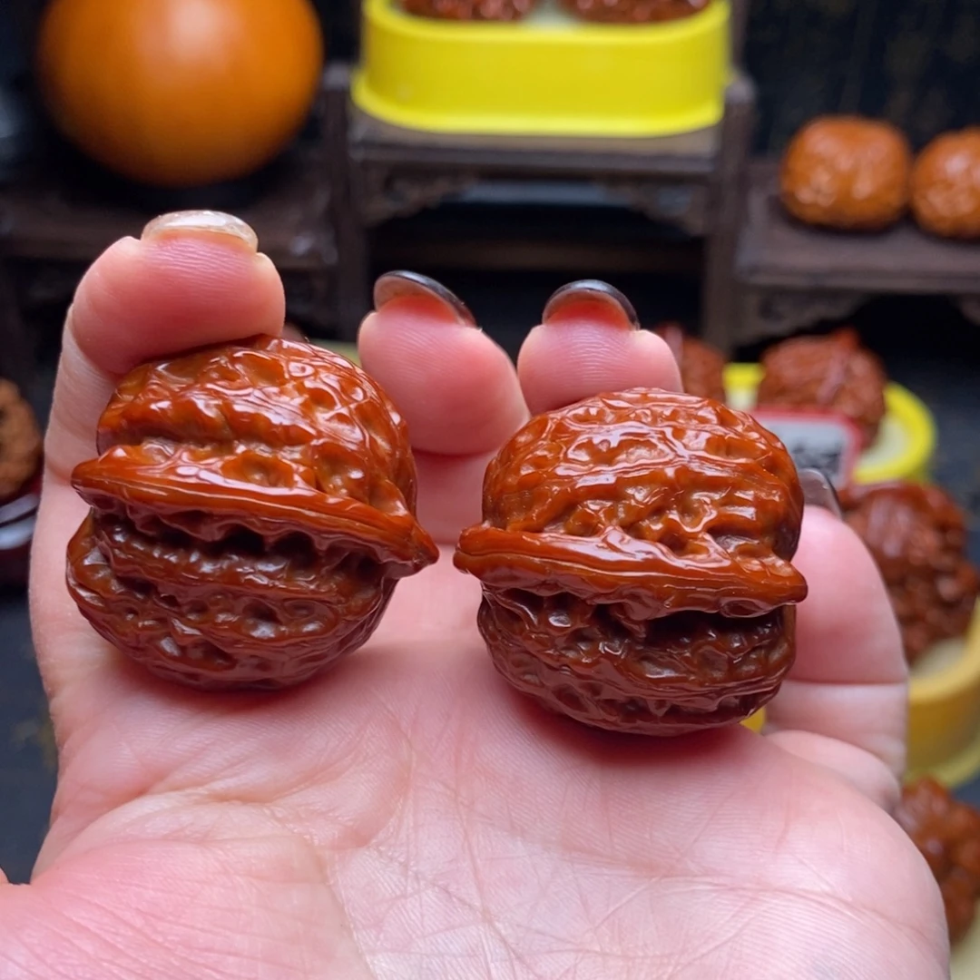 吊坠文玩核桃龙胆34尺