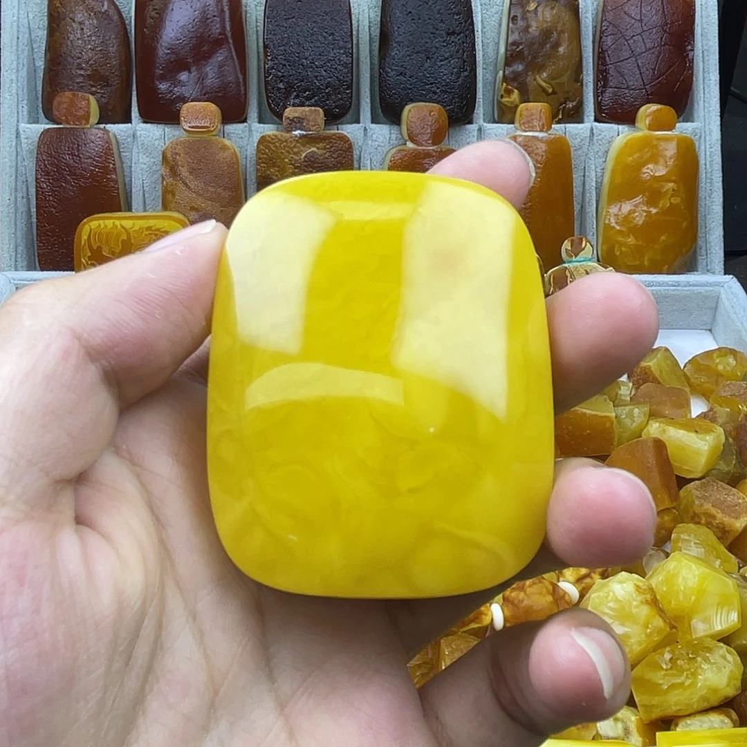 未镶嵌定制琥珀牌子