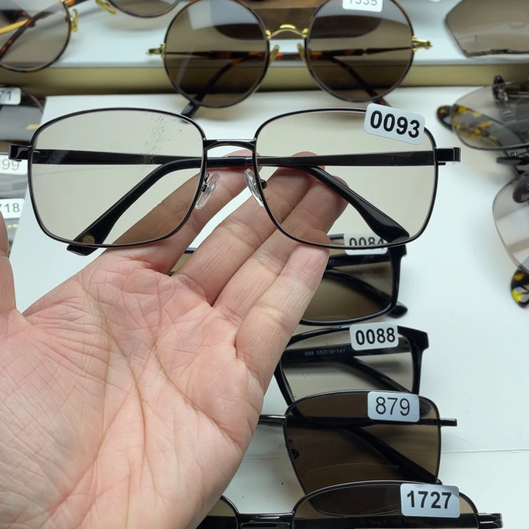 茶水晶全框眼镜 0093