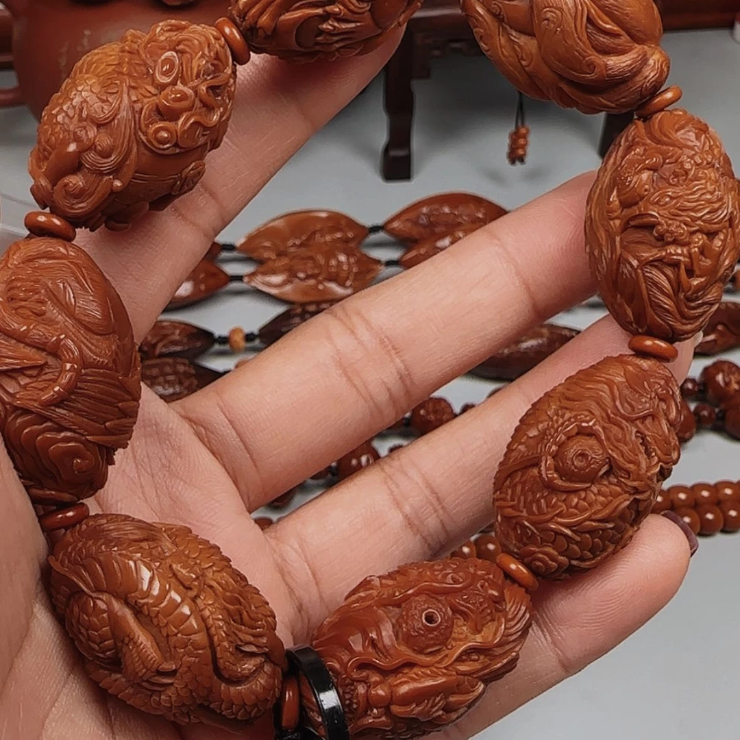 【闪购商品】手串/手链橄榄核瑞兽山海经