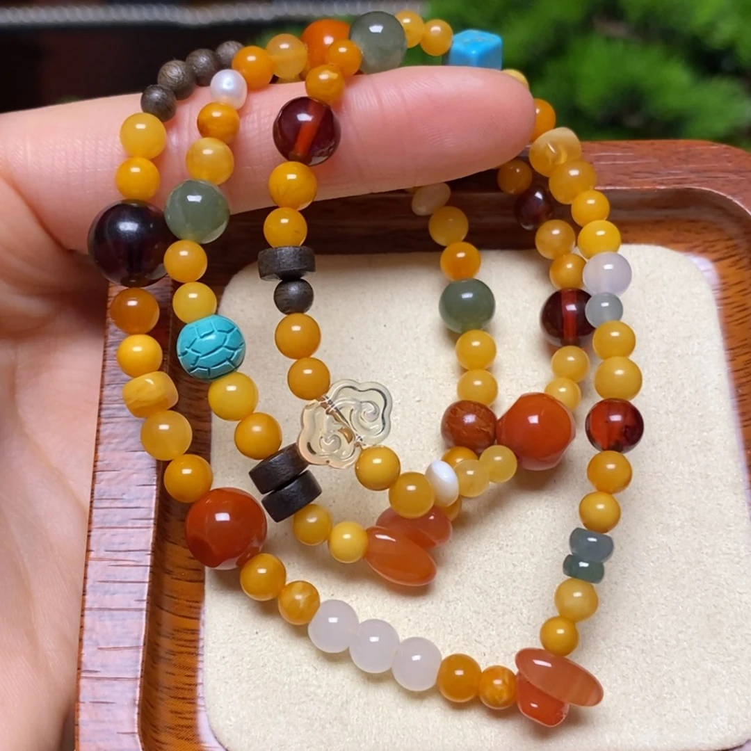 【闪购商品】手链蜜蜡未镶嵌手串