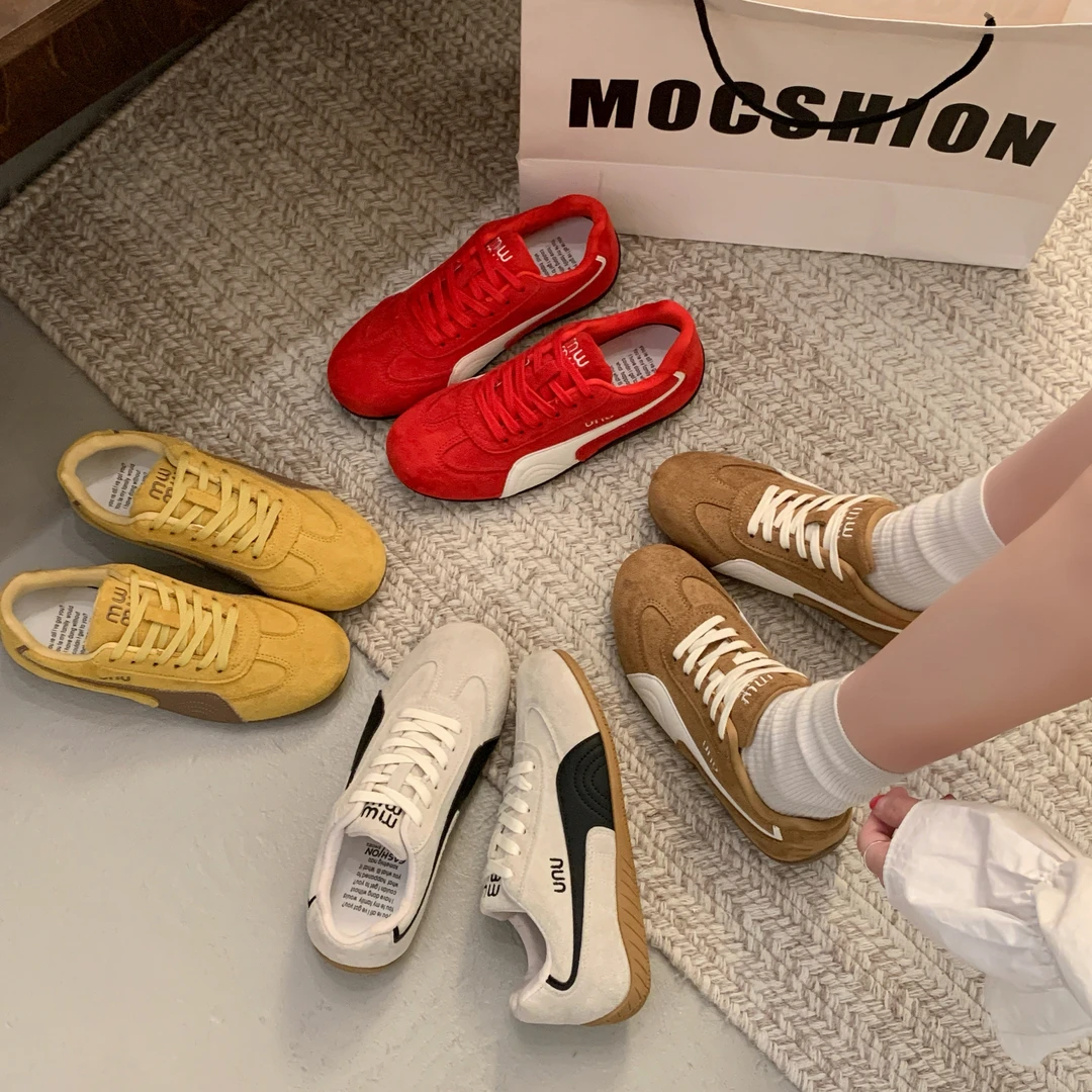 2025年春季新款运动鞋透气百搭时尚女士小众原创个性休闲鞋女鞋