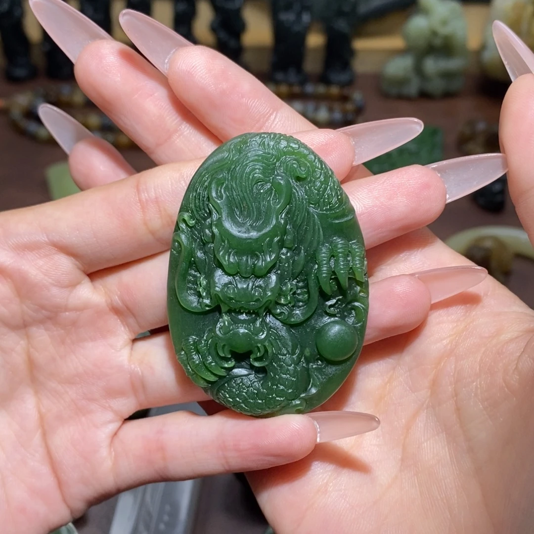清***弦和田玉未镶嵌颈饰定制