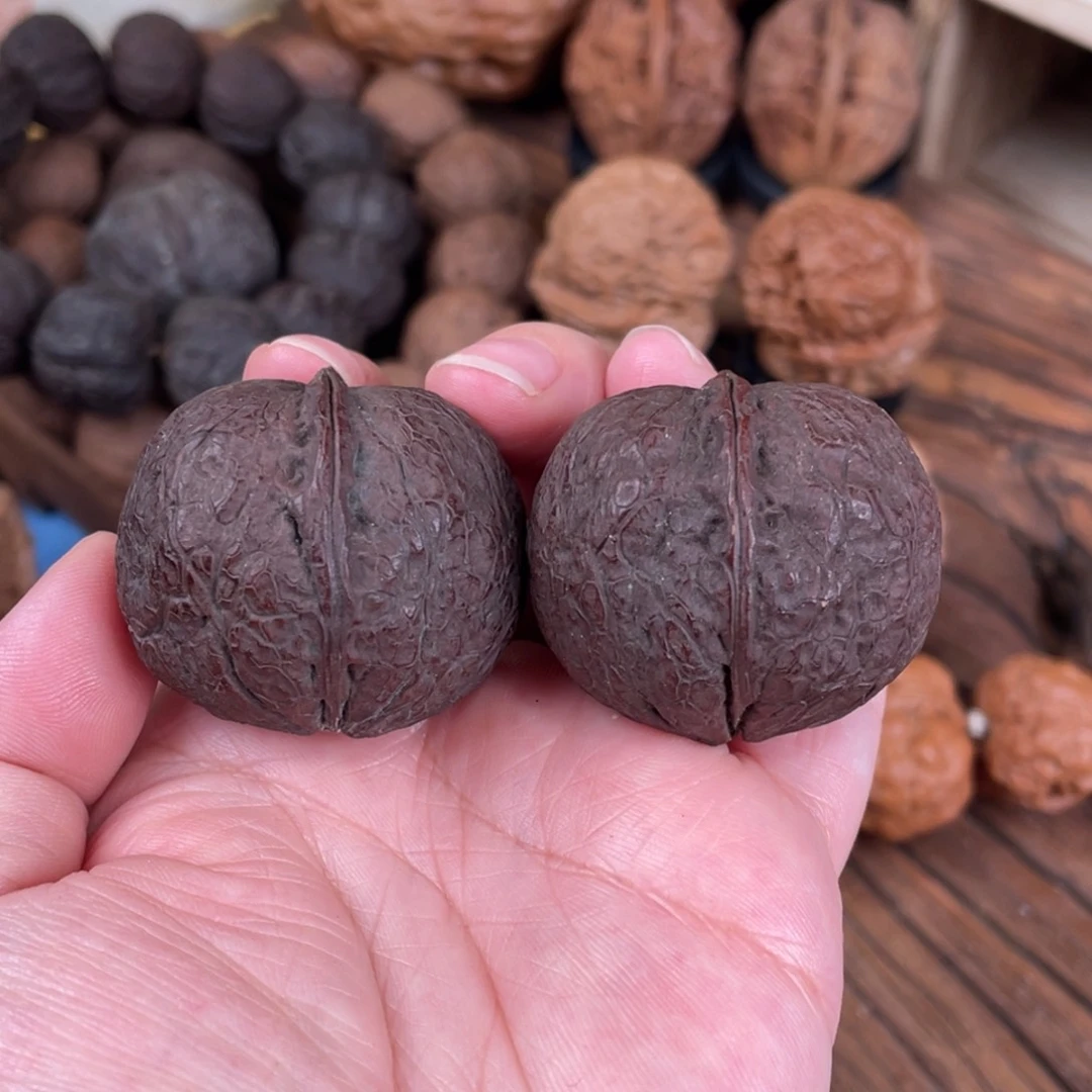 文玩核桃把件?**憨黑豆38