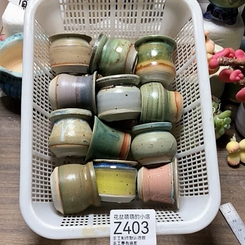 紫砂花盆403微瑕品口径3到4左右
