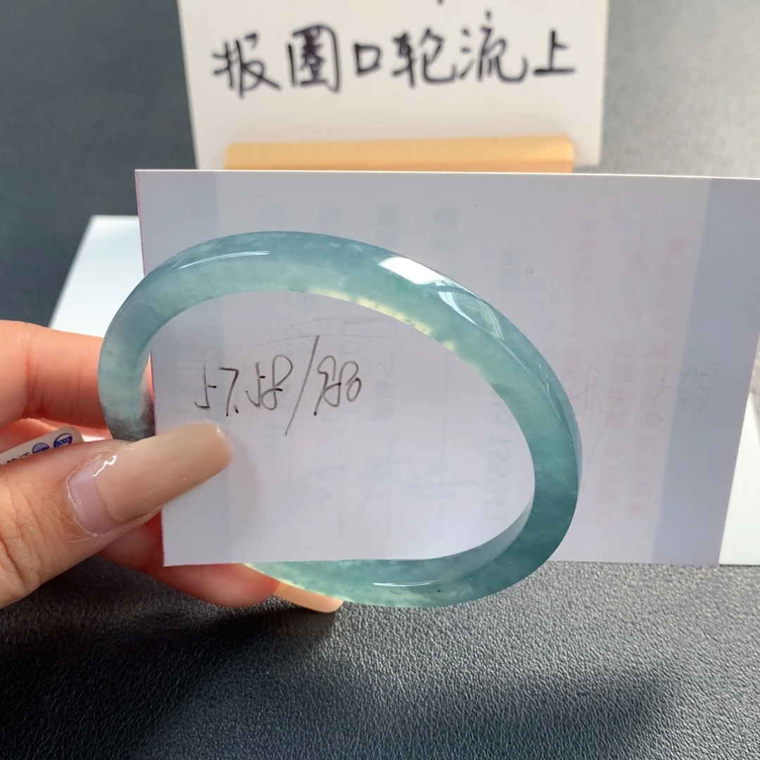 翡翠未镶嵌手镯天然翡翠