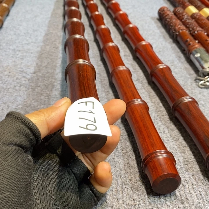 木流*紫檀木竹节棍一根179