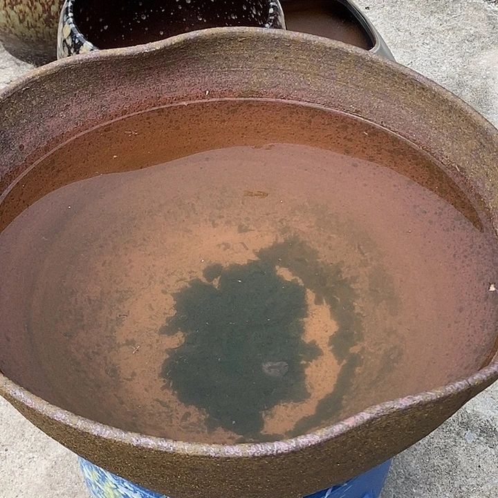 紫砂花盆瑕疵42.18花盆无孔