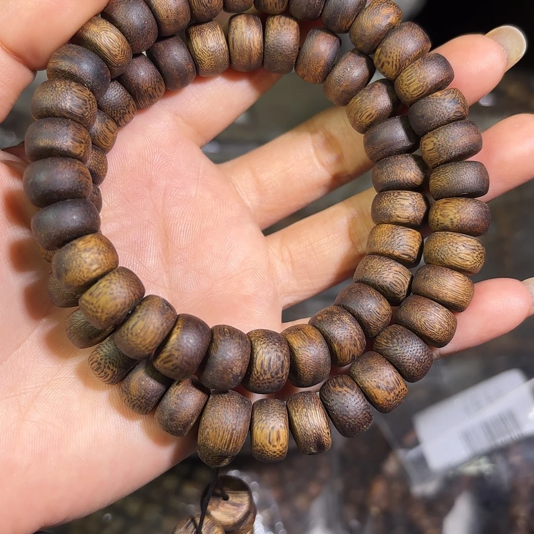 手串沉香奇楠沉香1.2算盘珠33克➕