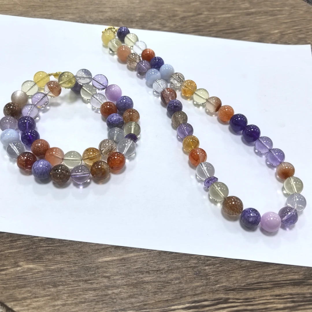 【书记甄选】原创“紫运承祥”项链 多样式发一件 约12-13mm 7604CF