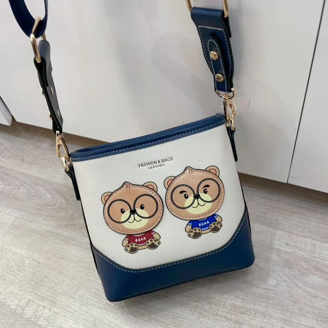 XX#蓝色【尺寸：长-宽-高-】潮流气质休闲百搭时尚女士单肩包