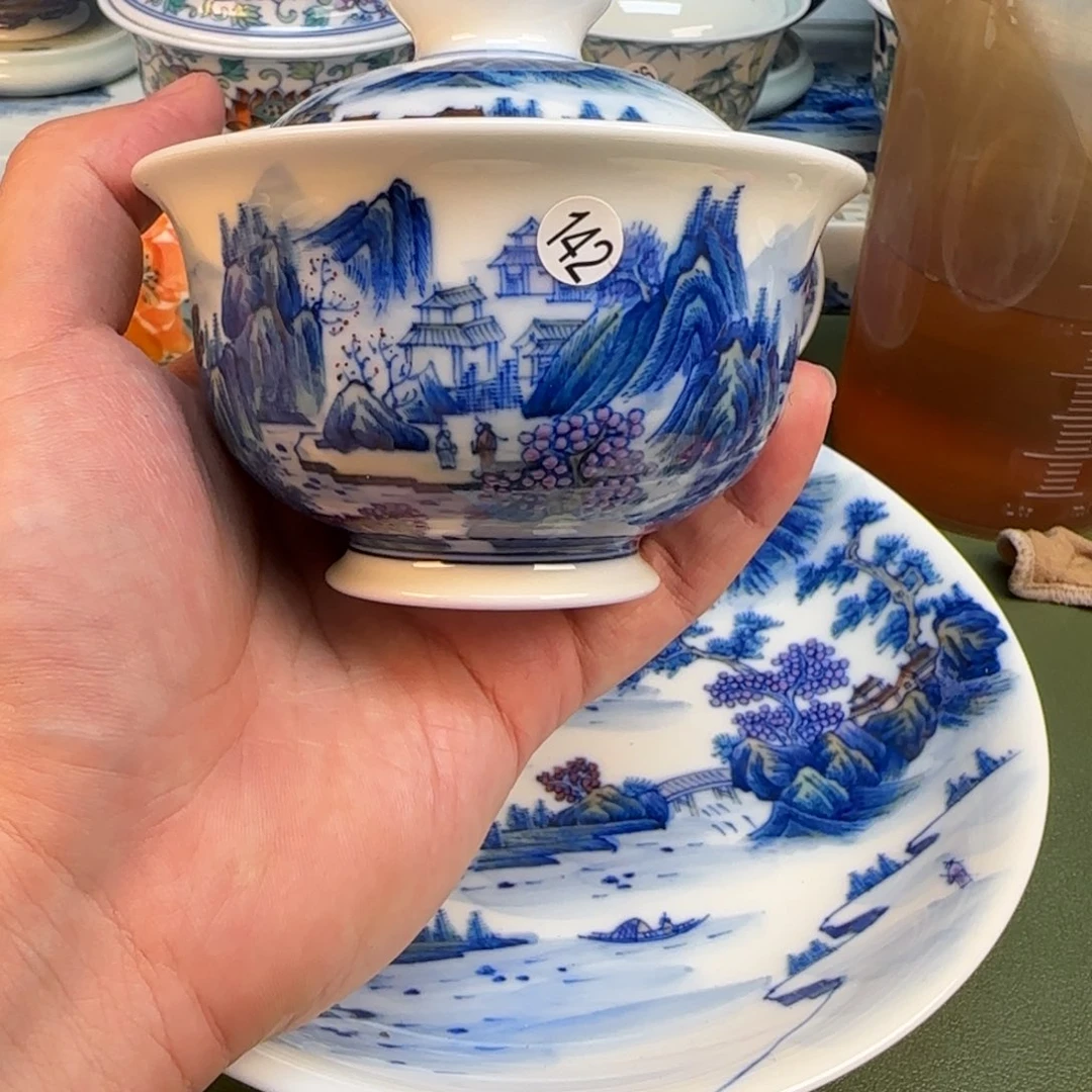 彦祖纯手工手绘茶具142