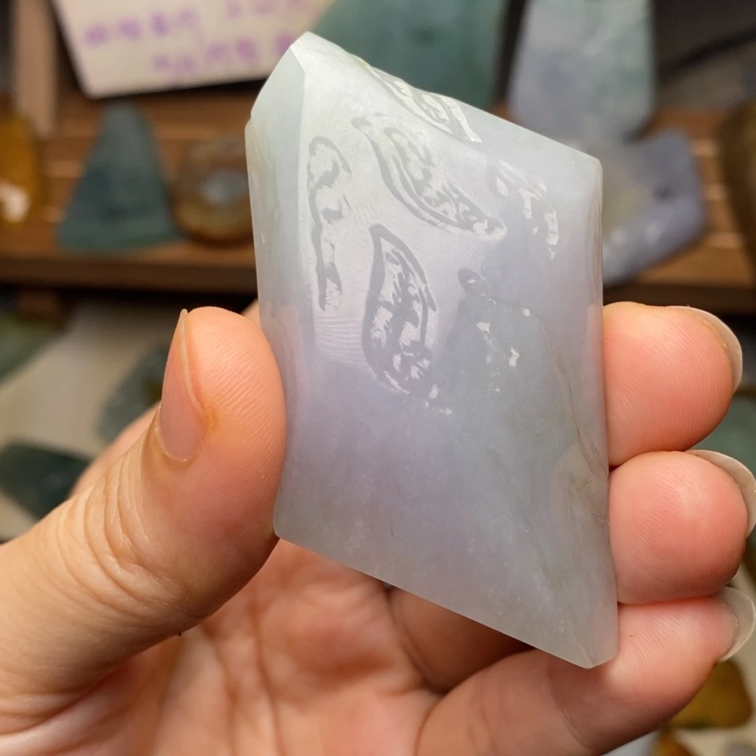 翡翠未镶嵌颈饰天然