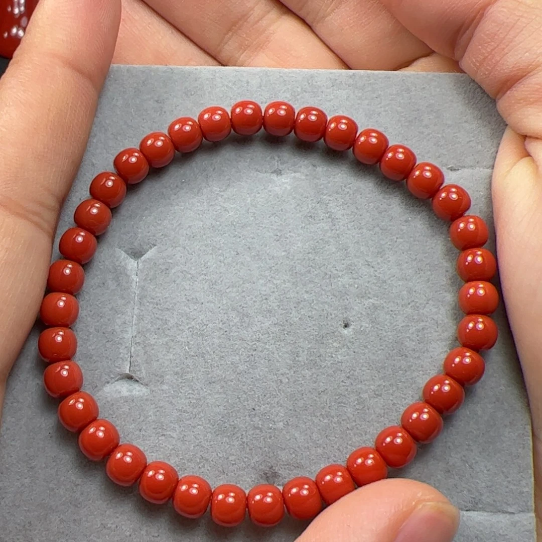南红玛瑙手串未镶嵌