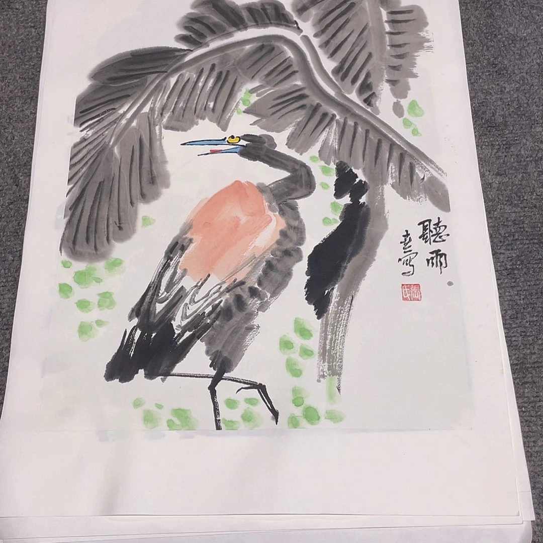 国画1.4平尺纯手绘国画作品