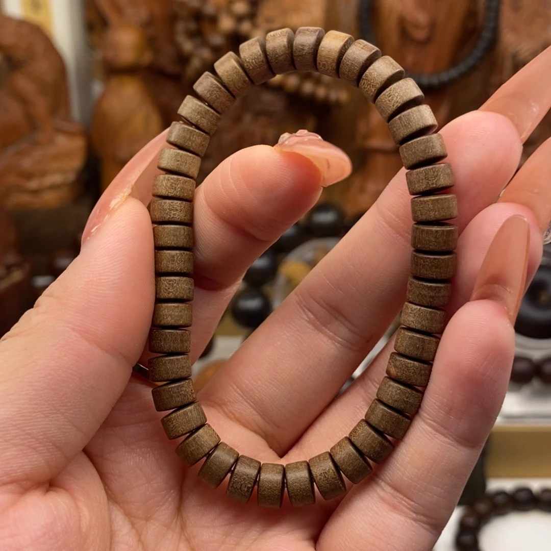 手串/手链檀香木迈索尔老山檀黑肉老料4.7药片奶香