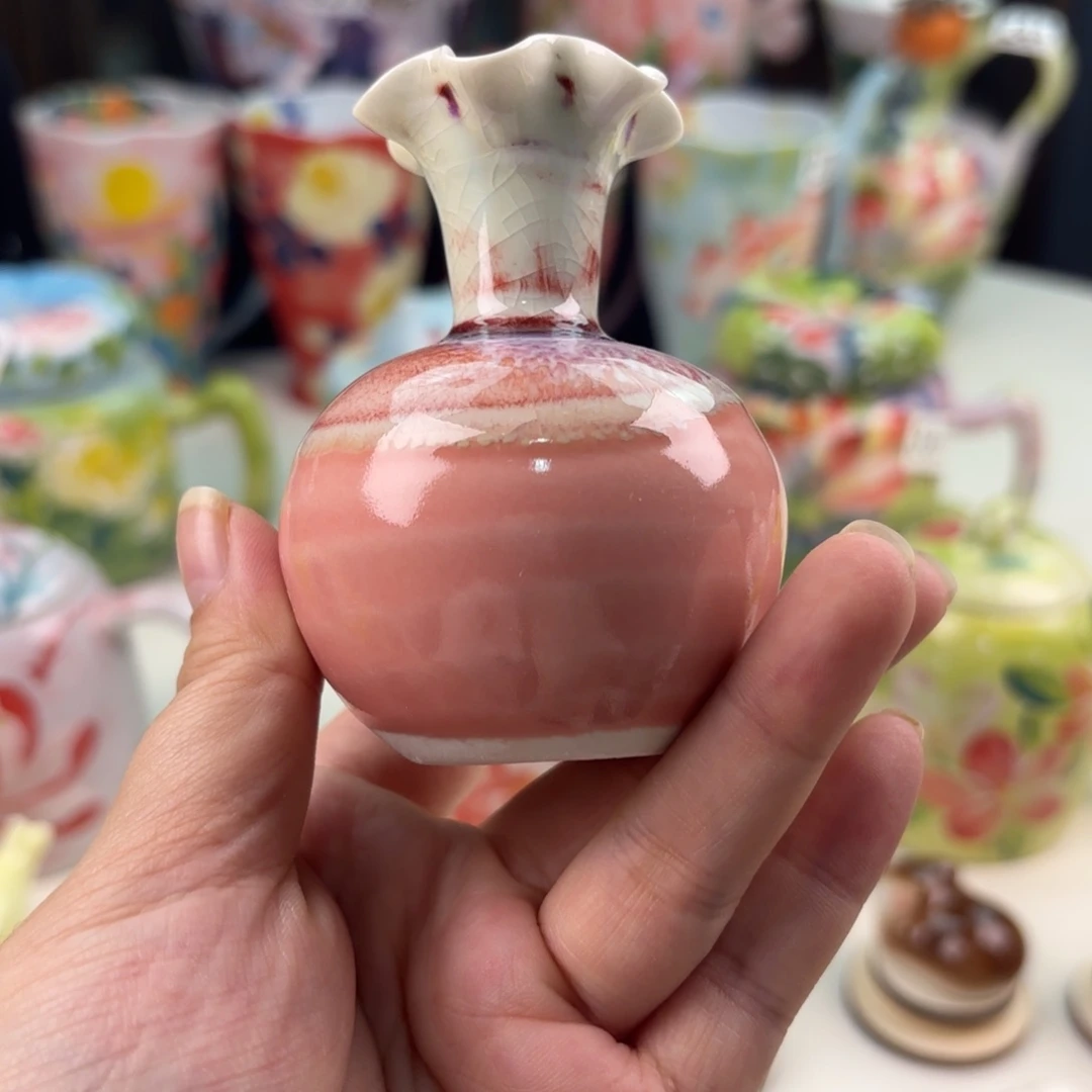 景德镇手绘高温釉下彩陶瓷茶具